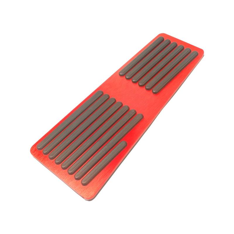 Kupplungspedalabdeckung Für Mazda 2 3 6 Für Dome BM GL GJ Für CX-5 CX5 KE KF CX3 Für CX-3 CX7 Auto Gaspedal Fußstütze Bremse Kupplung Pedal Pad Pedale Kappen(Footrest Pedal Red) von CUTEAS