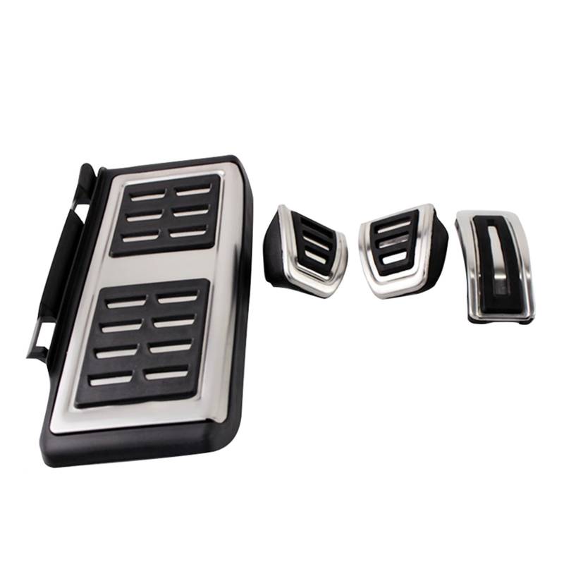 Kupplungspedalabdeckung Für Skoda Für Octavia 3 Für A7 Auto Gaspedal Bremspedale Abdeckung Pad Pedale Kappen(Footrest MT 4pieces) von CUTEAS