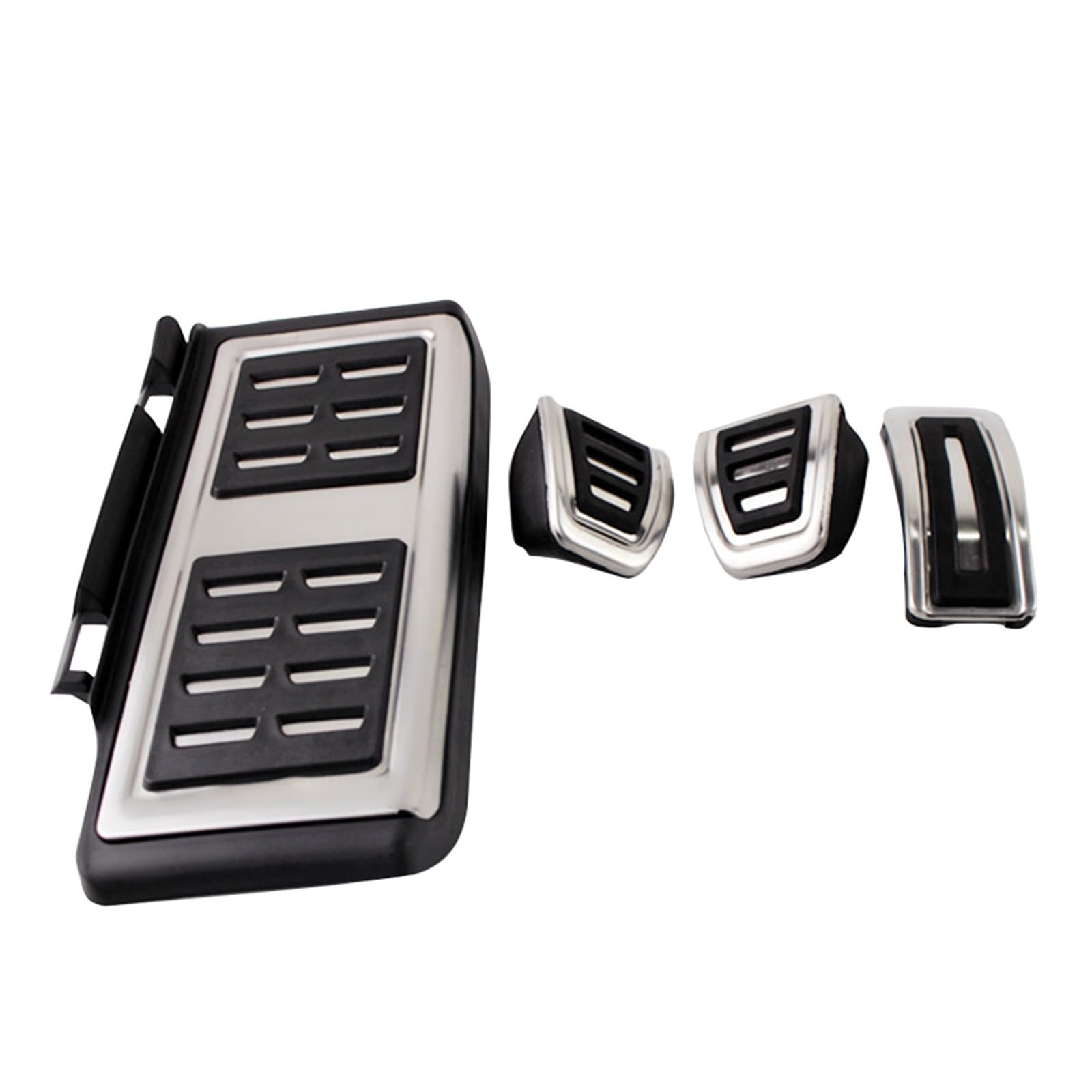 Kupplungspedalabdeckung Für VW Für Golf 7 Für POLO 6R Für Tiguan 2 Auto Accelerator Bremspedale Abdeckung Pad Pedale Kappen(Footrest MT 4pieces) von CUTEAS