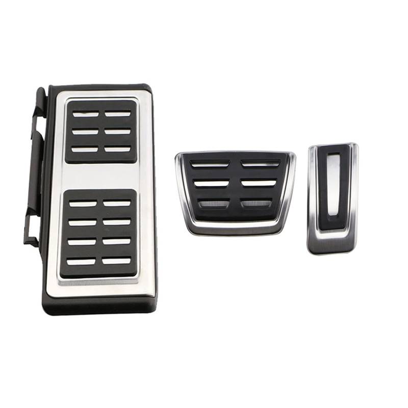 Kupplungspedalabdeckung Für VW Für Passat B8 Limited Für Edition Für Variante VIII 2015-2020 Auto Edelstahl Auto Pedal Pedale Abdeckung Pedale Kappen(3pieces AT With Rest) von CUTEAS