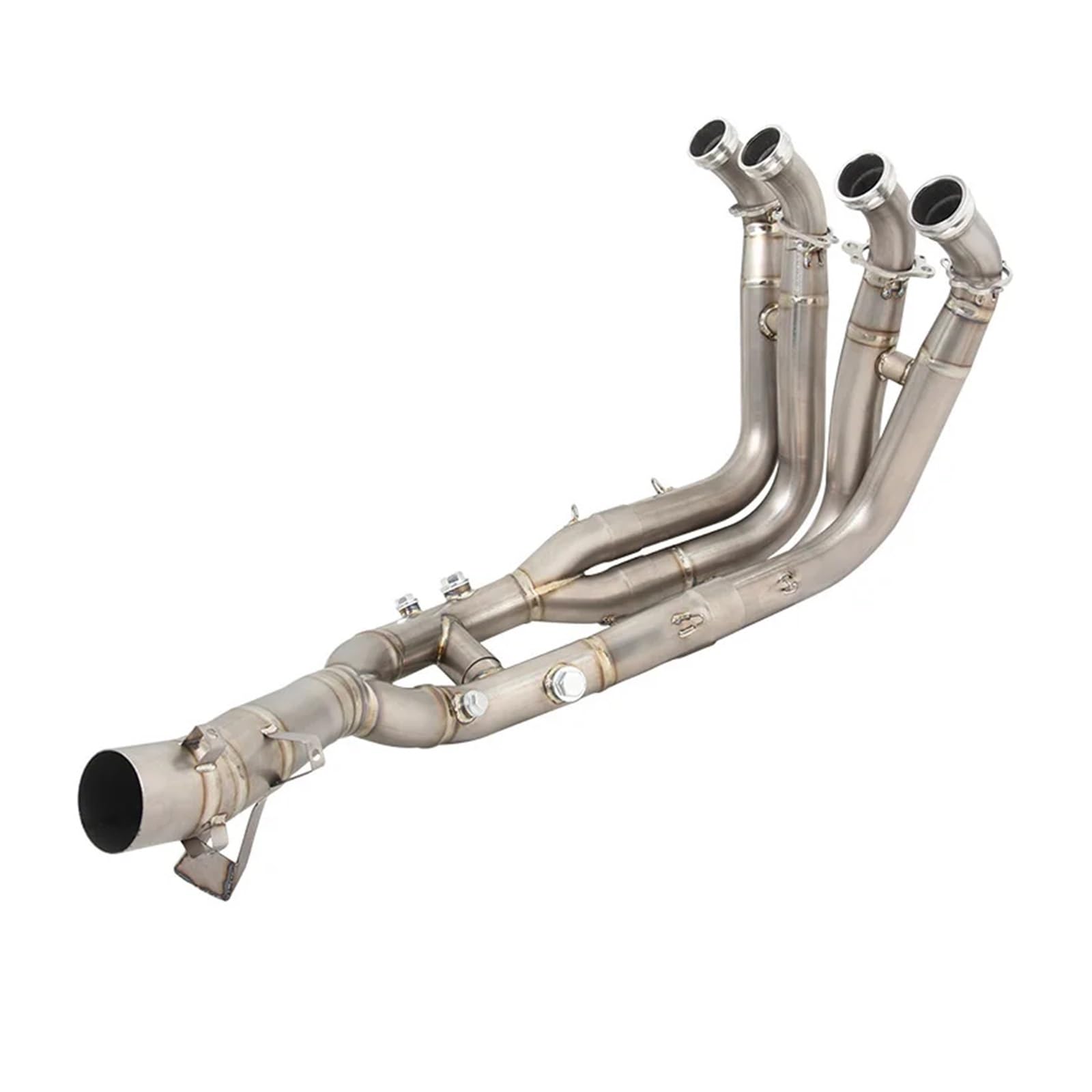 Motorrad-Endrohre Für Für S1000XR 2020-2024 Motorrad Header Link Rohr Slip On Stock Schalldämpfer Motorrad Auspuffrohr(Titanium Alloy) von CUTEAS