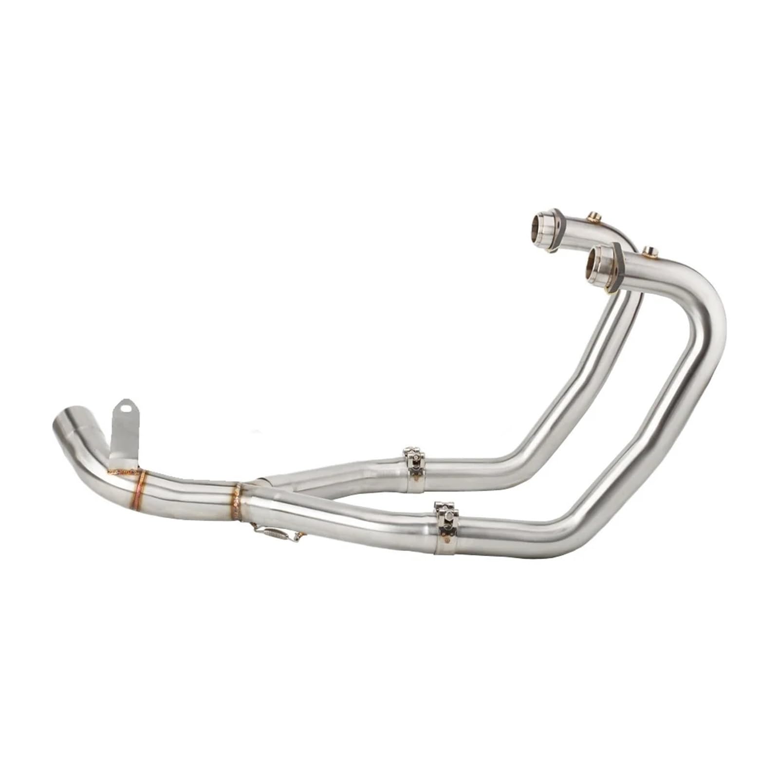 Motorrad-Endrohre Für Moto Für Guzzi Für V85TT 2021-2023 V85 TT Euro 5 V85 Escape Motorrad Auspuff Header Link Rohr Slip-on Motorrad Auspuffrohr von CUTEAS