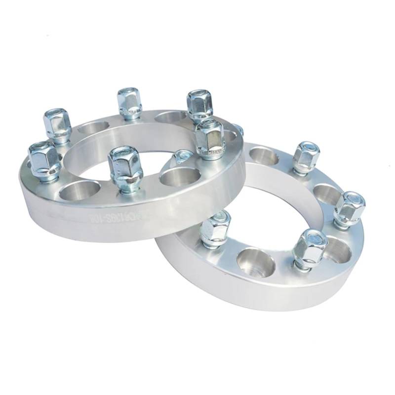 Nabenabstandshalter Für Für Pajero Für Challenger 2 PCS Auto Rad Spacer Adapter 6X 139,7 67,1 Raddistanzscheiben(2PCS 35mm Silver) von CUTEAS