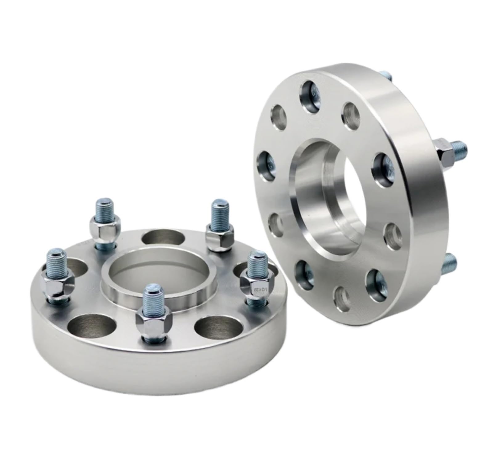 Nabenabstandshalter Für Tesla Für Modell S/Für Modell X M1/2 2 Stück PCD 5x120,65 CB 72,8mm Spurverbreiterung Adapter 5 Lug Raddistanzscheiben(2PCS 25mm Silver) von CUTEAS