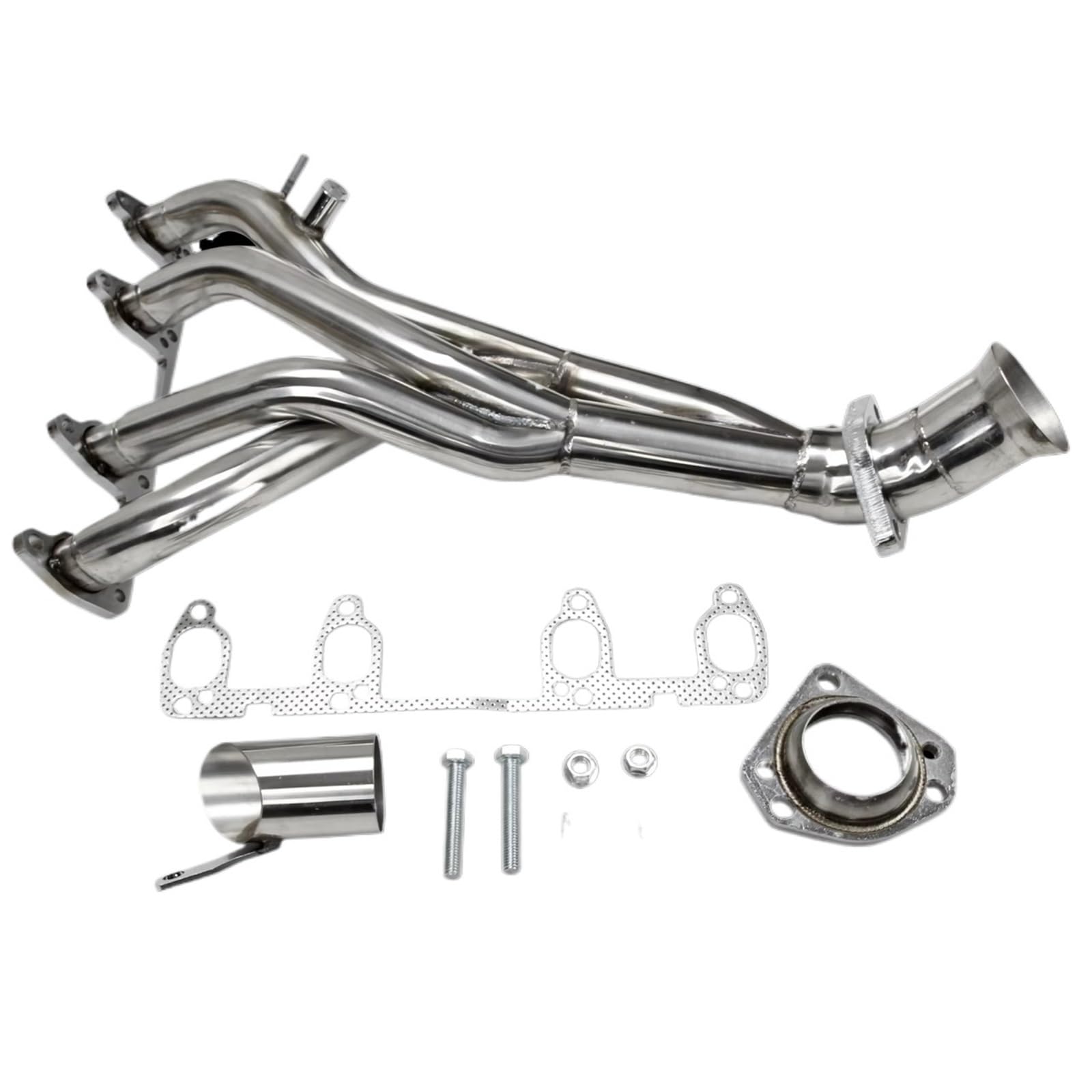 Schalldämpferspitze Für VW Für Golf Für GTI Für Jetta 1,8 L 2,0 L 8V Mk2 Mk3 85-98 Racing abgaskrümmer Header Auto Endrohre von CUTEAS