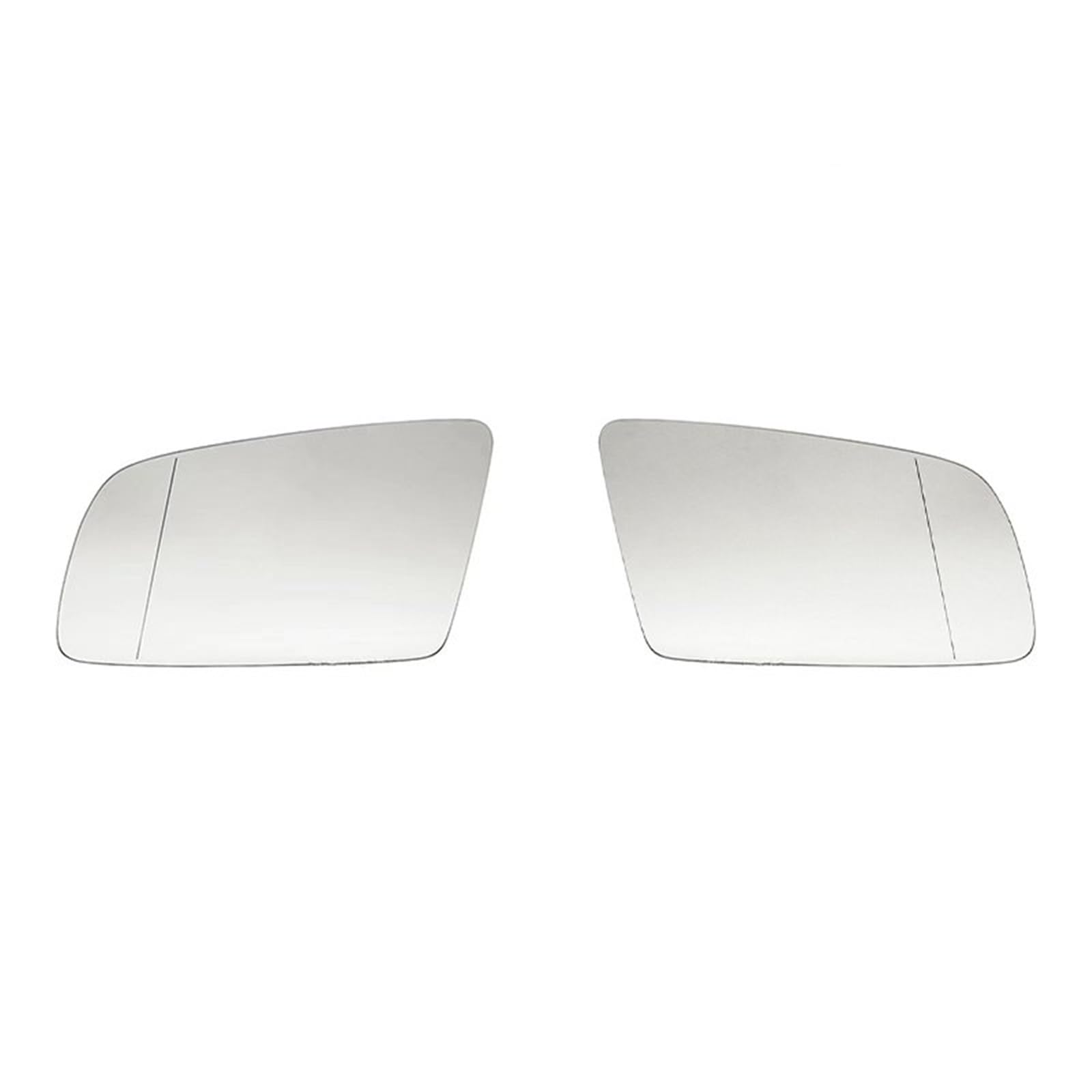 Türspiegelglas Außenspiegel Für 5 Series E60 E61 E63 E64 2003–2008, links und rechts, blau, beheizter Außenspiegel, Weitwinkel-Rückspiegel Rückspiegelglas(A pair white) von CUTEAS