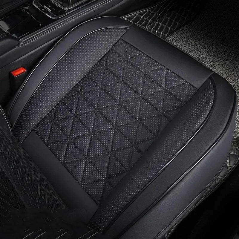 Autositzbezug Vordere Autositzabdeckung PU-Leder Autos Sitzkissen Autos Seat Protector Universal Auto Stuhl Pad Matte(7) von CUYNZEAS