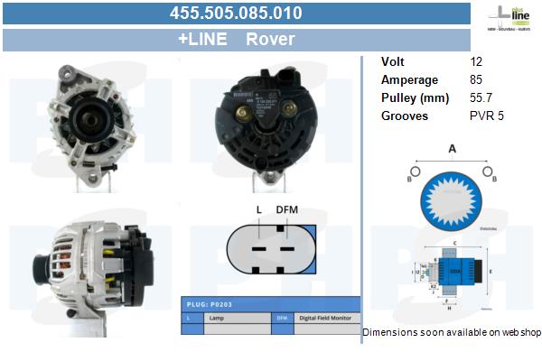 Generator CV PSH 455.505.085.010 von CV PSH