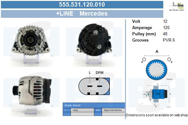 Generator CV PSH 555.531.120.010 von CV PSH