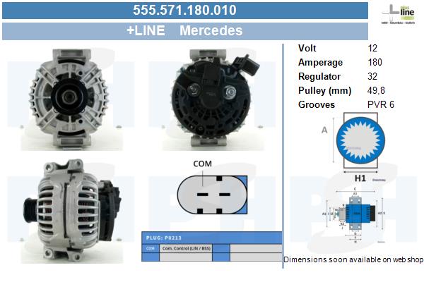 Generator CV PSH 555.571.180.010 von CV PSH