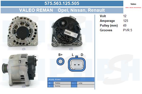 Generator CV PSH 575.563.125.505 von CV PSH