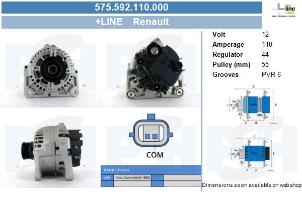 Generator CV PSH 575.592.110.000 von CV PSH