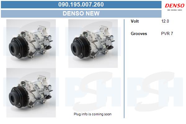 Kompressor, Klimaanlage CV PSH 090.195.007.260 von CV PSH