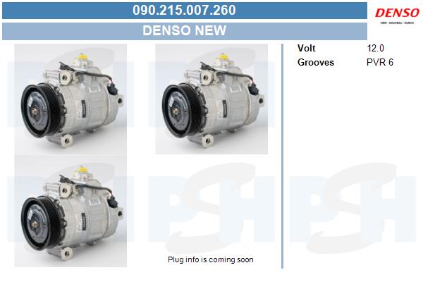 Kompressor, Klimaanlage CV PSH 090.215.007.260 von CV PSH