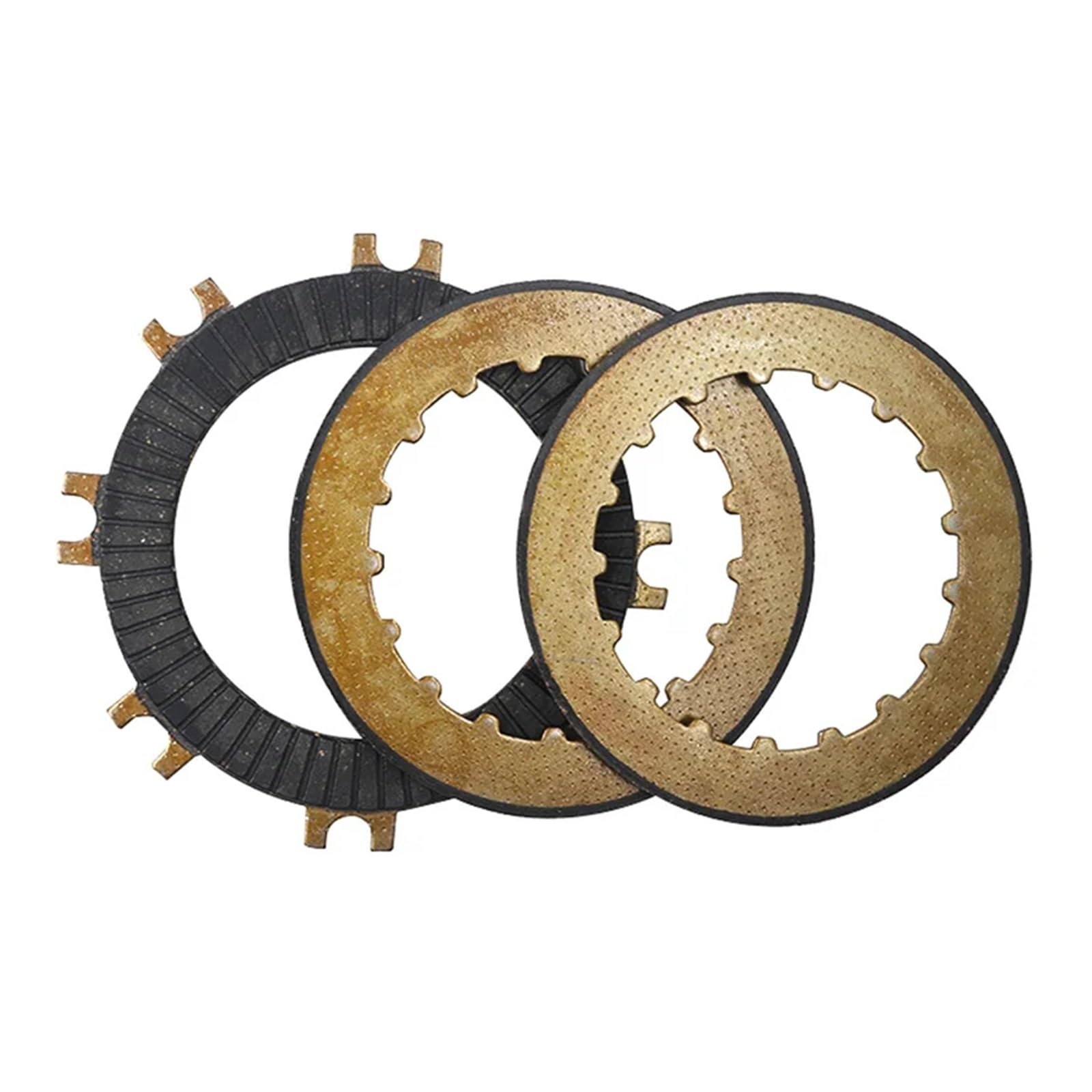 Kupplungsscheiben und Stahlscheiben, Reibscheiben-Set, 3 Stück + 2 Stück, for DY100 C110 C70 70 cc 100 cc 110 cc(3pcs Clutch Plates) von CVBFRTY