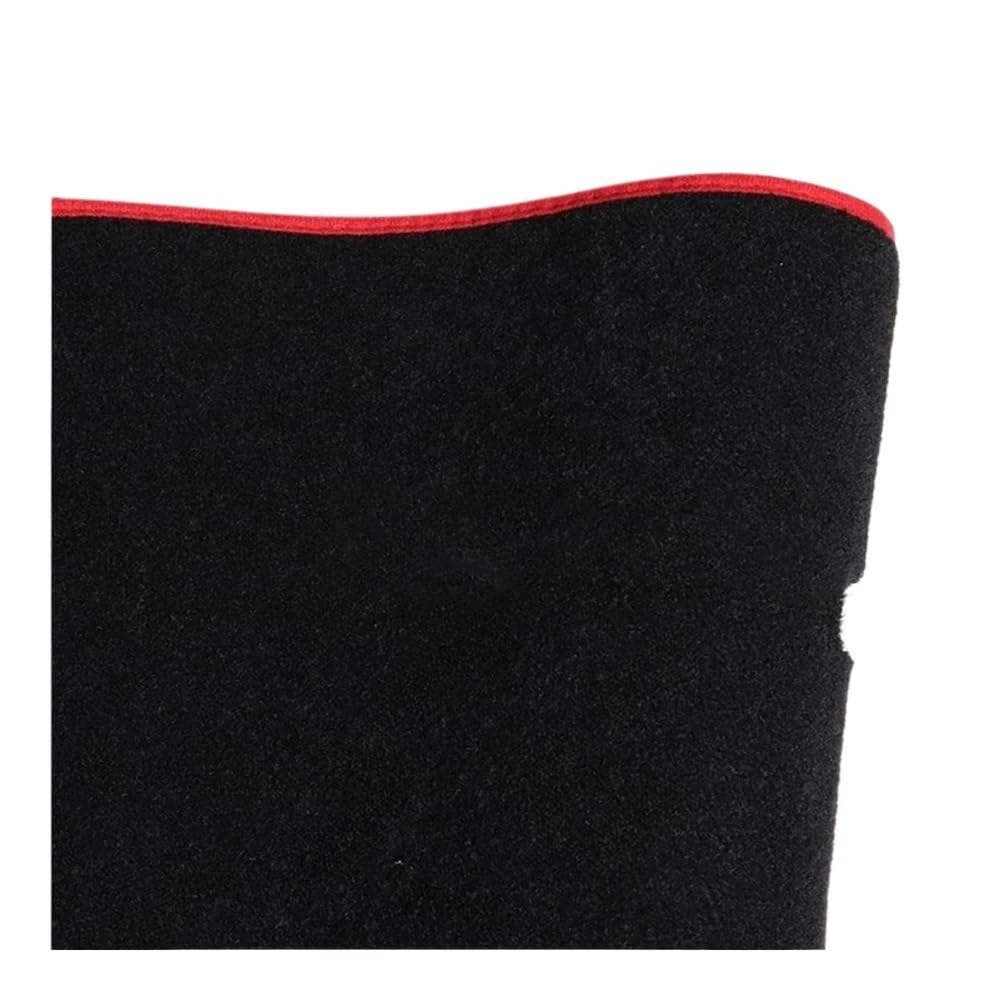 Auto Dashboard Abckung Matte Armaturenbrett Abckung Schutz Pad Für KIA Für Forte 2009-2013 Für TD Auto Zubehör Sunsha Matte(Color:A:Red,LHD) von CVZSD