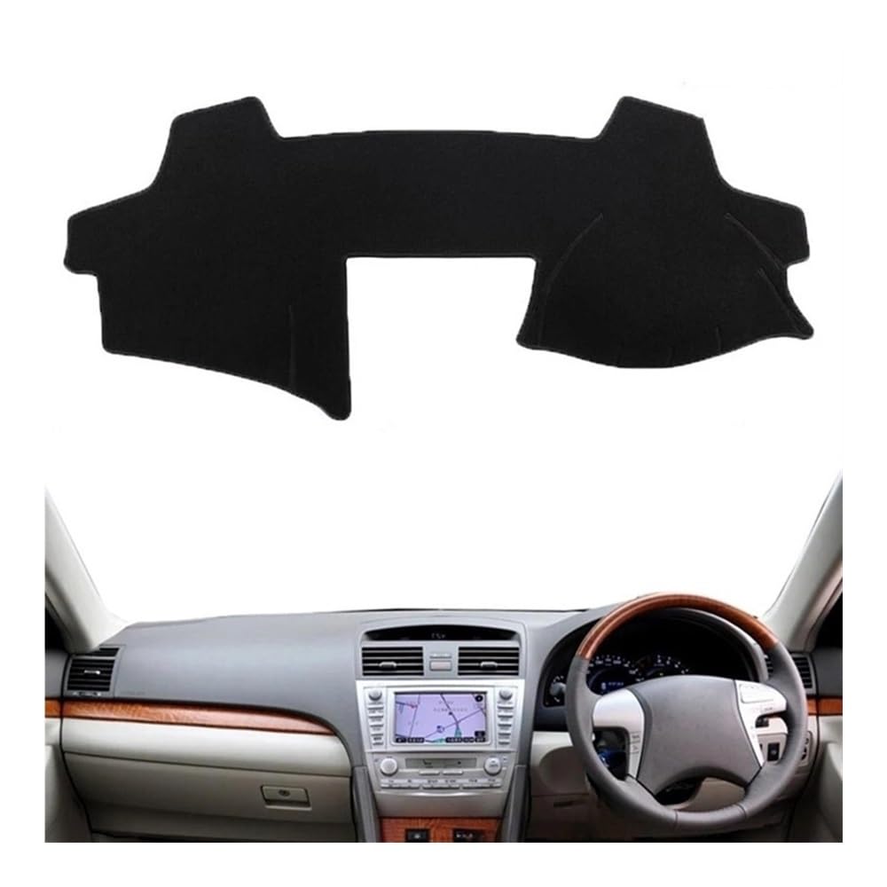 Auto Dashboard Abckung Matte Für Für Camry Für Aurion Für XV40 2007-2011 Dashmat Dashboard-Abdeckungsmatten-Pad Sonnenblende Schützen Sie Den Teppich Autozubehör(Right Hand Drive) von CVZSD