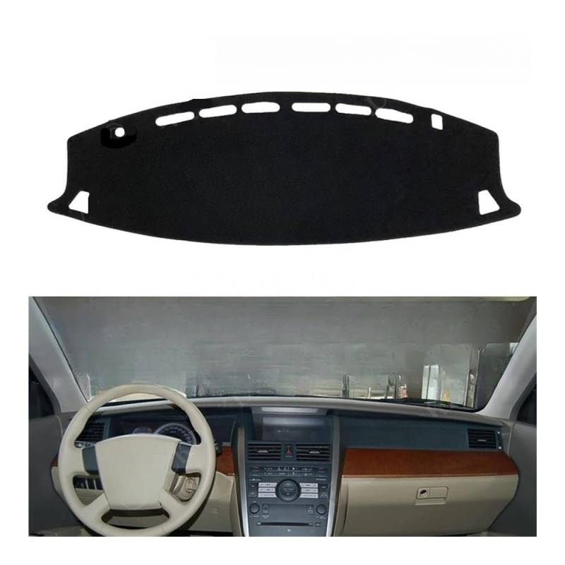 Auto Dashboard Abckung Matte Für Für Teana Für J31 2003-2007 Für Altima Zubehör Dash Board Sonnenschirm Teppich Dashboard Cover Schützen Pad(Black Edge,LHD) von CVZSD