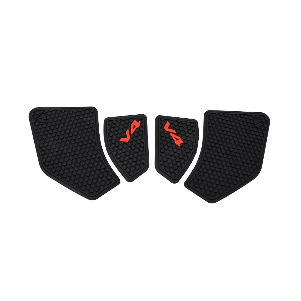 CVZSD Motorrad Tankaufkleber Motorrad Tank Aufkleber Für Du&Cati V4 Panigale V4S St&reet fi&ghter V4 S 2021 2020 2019 2018 Kraftstoff Tank Grip Pads Knie Traktion Tankschutz Motorrad von CVZSD