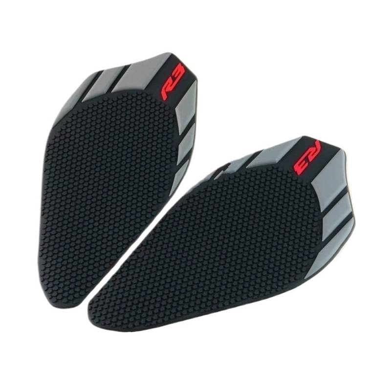 CVZSD Motorrad Tankaufkleber Motorrad Tank Grip Pads Für YA&MAHA R3 R25 2019-2023 Schutz Aufkleber Tank Traction Pad Seite Tankschutz Motorrad von CVZSD