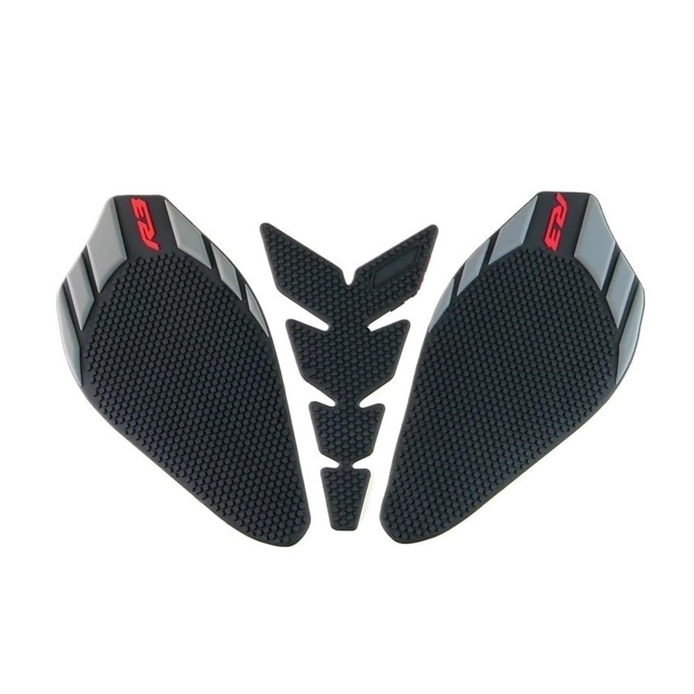 CVZSD Motorrad Tankaufkleber Motorrad Tank Grip Pads Für YA&MAHA R3 R25 2019-2023 Schutz Aufkleber Tank Traction Pad Seite Tankschutz Motorrad von CVZSD