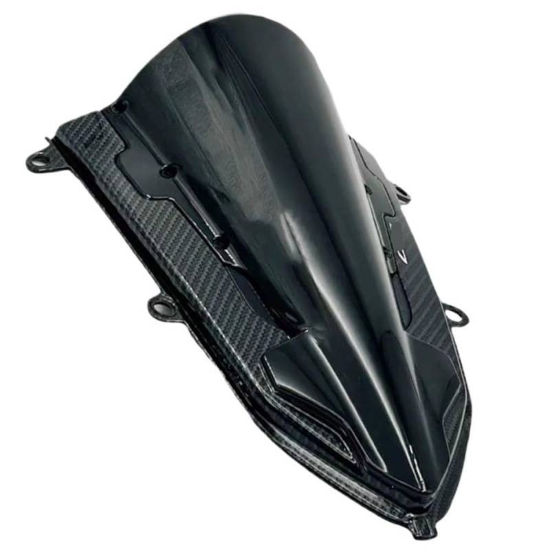 CVZSD Windschild Motorrad Für CBR650R CBR 650R 2019 2020 2021 2022 2023 2024 Motorrad Windschutzscheibe Double Bubble Windschutzscheibe Bildschirm Windabweiser von CVZSD