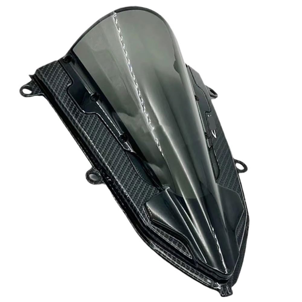 CVZSD Windschild Motorrad Für CBR650R CBR 650R 2019 2020 2021 2022 2023 2024 Motorrad Windschutzscheibe Double Bubble Windschutzscheibe Bildschirm Windabweiser von CVZSD