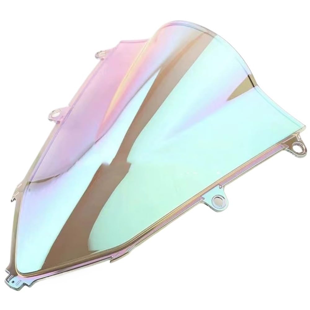 CVZSD Windschild Motorrad Für CBR650R CBR 650R 2019 2020 2021 2022 2023 2024 Motorrad Windschutzscheibe Double Bubble Windschutzscheibe Bildschirm Windabweiser von CVZSD