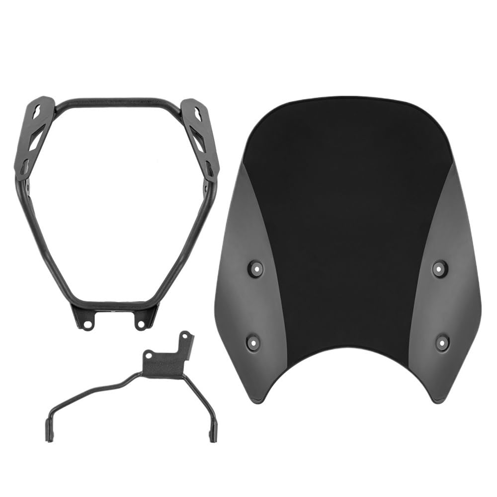 CVZSD Windschild Motorrad Für GB350S GB350 S GB 350 350S 2023 2024 Motorrad Windschutzscheibe Windschutz Front Wind Shield Bildschirm Luftstrom Deflektoren Visier von CVZSD