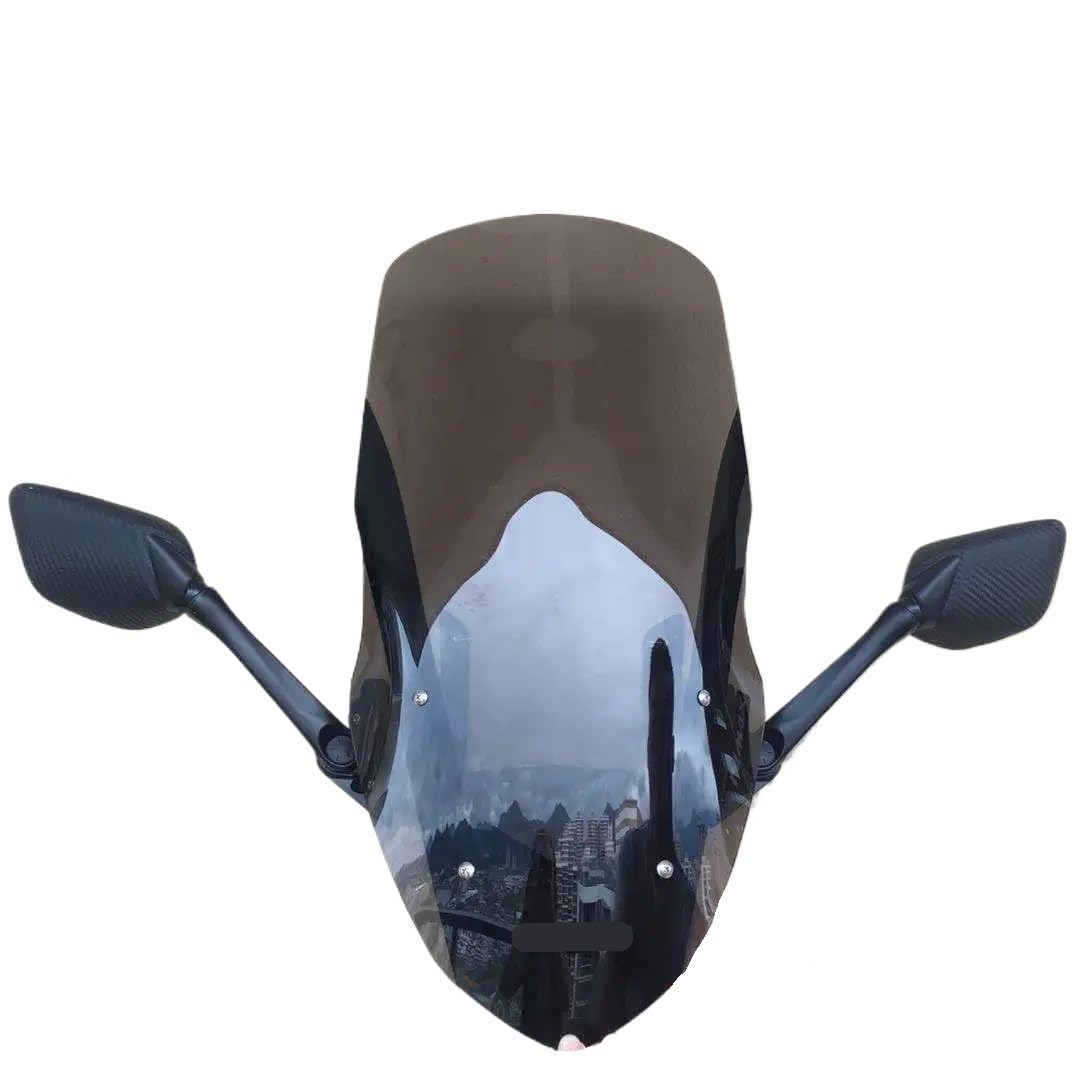 CVZSD Windschild Motorrad Modifizierter Motorrad-Windschutzscheibenhalterungssatz, Einstellbarer Windschutzscheibenständer für Nmax155 2020-2024 von CVZSD