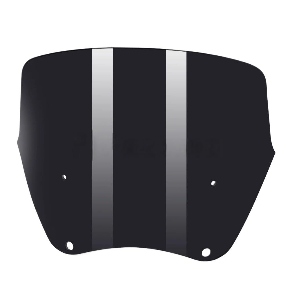 CVZSD Windschild Motorrad Motorrad-Scheinwerferverkleidung Windschutzscheibe Windschutzscheibe Windabweiser Für Ha&rley Für Dyna Für FLD Für FXDL Für FXD 1987-2017 von CVZSD