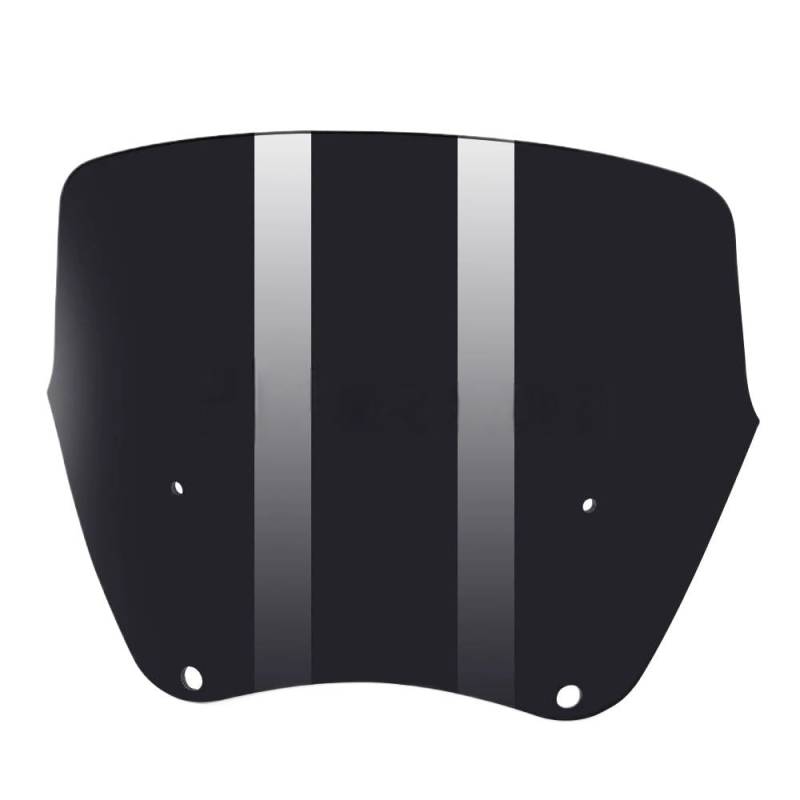 CVZSD Windschild Motorrad Motorrad-Scheinwerferverkleidung Windschutzscheibe Windschutzscheibe Windabweiser Für Ha&rley Für Dyna Für FLD Für FXDL Für FXD 1987-2017 von CVZSD