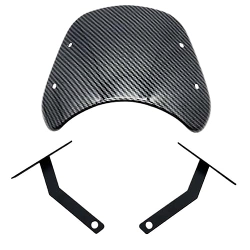 CVZSD Windschild Motorrad Motorrad Windschutz Für Benda 300 BD300 Windschutzscheibe Frontscheibe Windabweiser von CVZSD