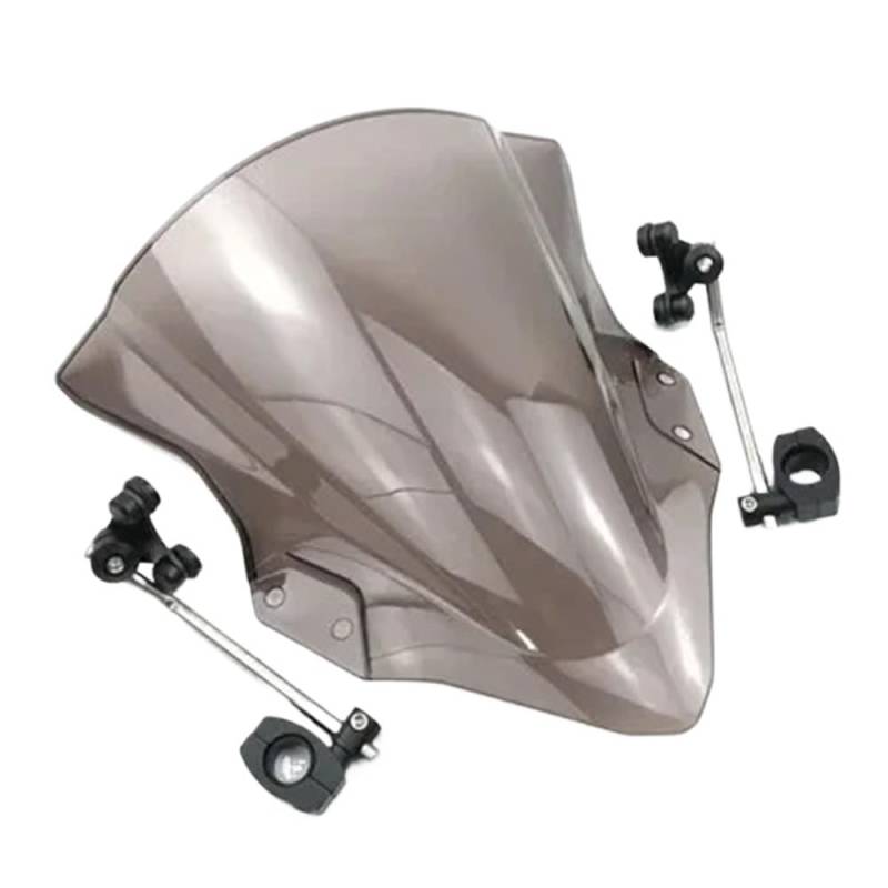 CVZSD Windschild Motorrad Motorrad Windschutzscheibe Windschutz Deflektoren Für Ka&wasaki Z1000 Z800 Z250 Z300 Z750 Z750R ER4N ER6N ER6F ER 6N 6F von CVZSD