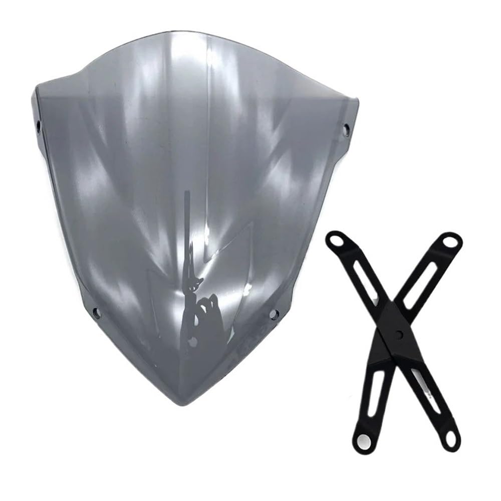 CVZSD Windschild Motorrad Motorrad Windschutzscheibe Windschutz Kit Deflektor Für MT-03 MT03 MT 03 2020 2021 2022 2023 MT25 MT-25 2020-2023 von CVZSD