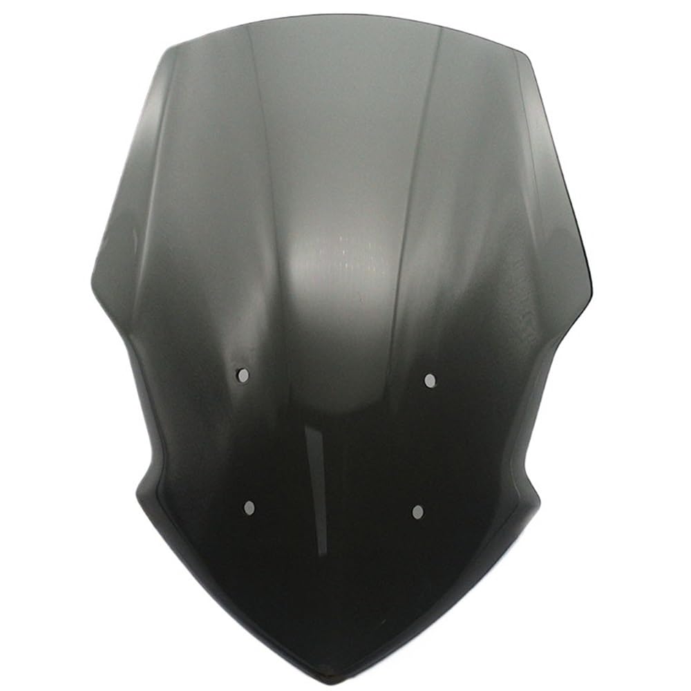 CVZSD Windschild Motorrad Motorrad Windschutzscheibe Windschutzscheibe Visier Double Bubble für FZ07 MT07 MT-07 2018 2019 von CVZSD