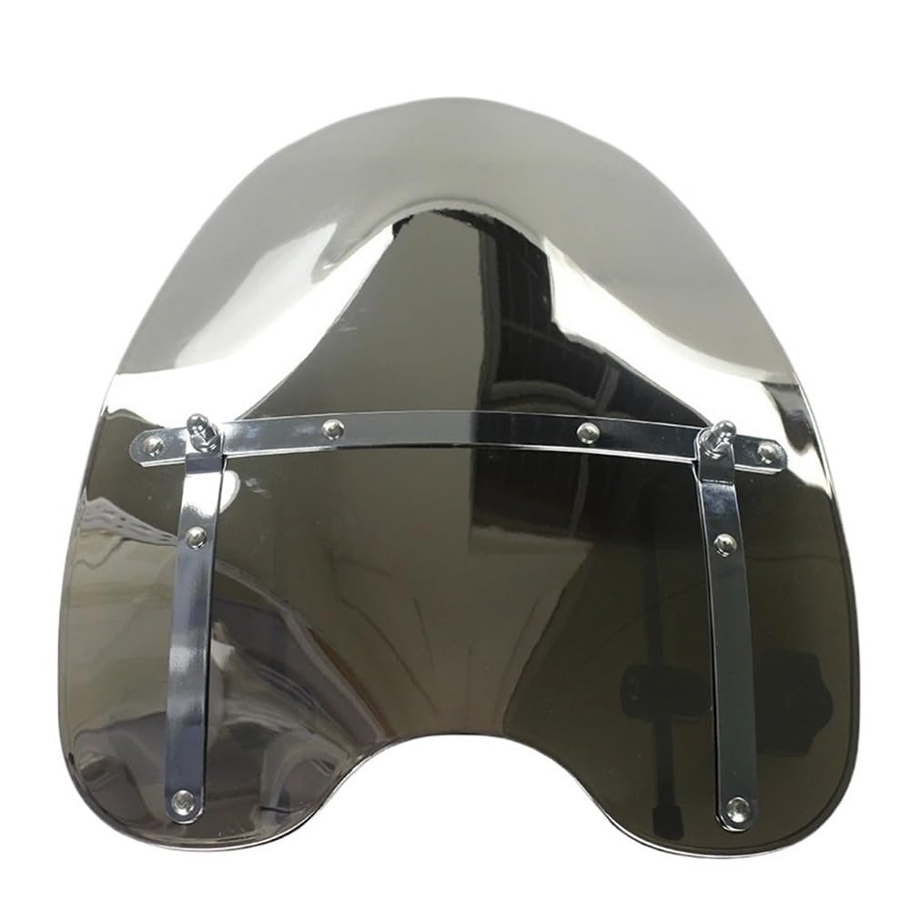 CVZSD Windschild Motorrad Windschutzscheibe Double Bubble Windschutzscheibe Für Ha&rley Für Da&vidson Für Sportster Für Dyna Für Glide Für Softail XL 883 1200 X48 von CVZSD