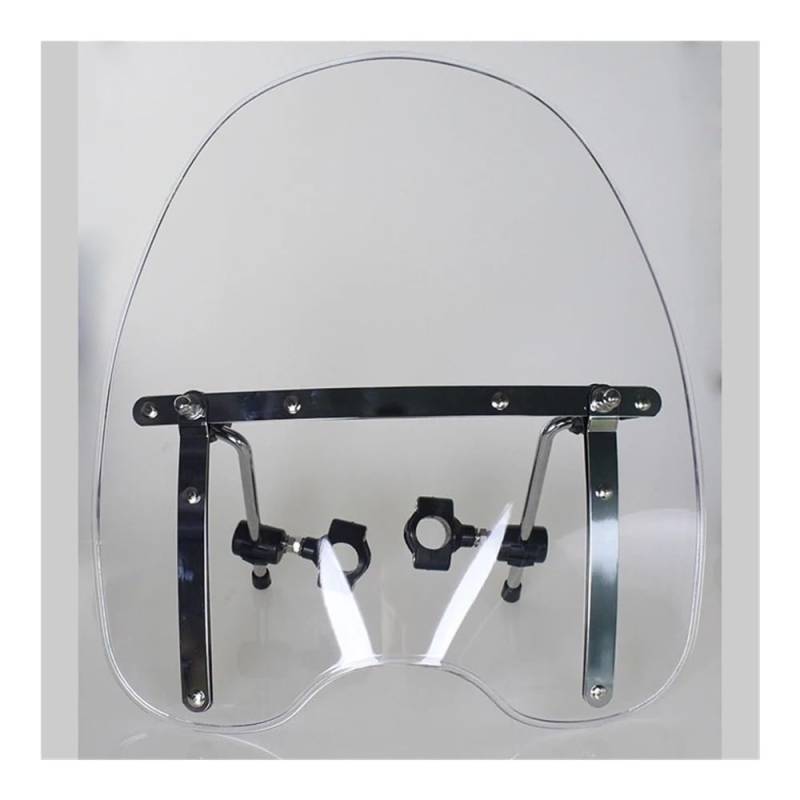 CVZSD Windschild Motorrad Windschutzscheibe Double Bubble Windschutzscheibe Für Ha&rley Für Da&vidson Für Sportster Für Dyna Für Glide Für Softail XL 883 1200 X48 von CVZSD