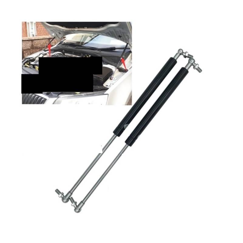 Heckklappendämpfer Universal 2Pcs 300N FÜR 300-600mm Auto Gasdruckfedern Hinten Stamm Heckklappe Boot Vorderen Motorhaube Hood Shock Heben Unterstützung Bar Heckklappen-Kofferraumdämpfer von CVZSD