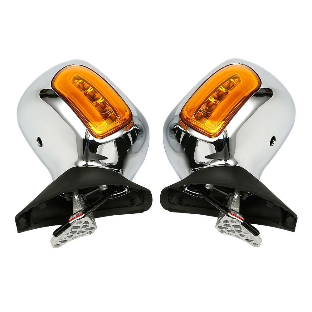 Lenkerendenspiegel Motorrad Motorrad-Rückspiegel, Blinker, für Goldwing1800 GL1800 F6B 2013–2017 von CVZSD