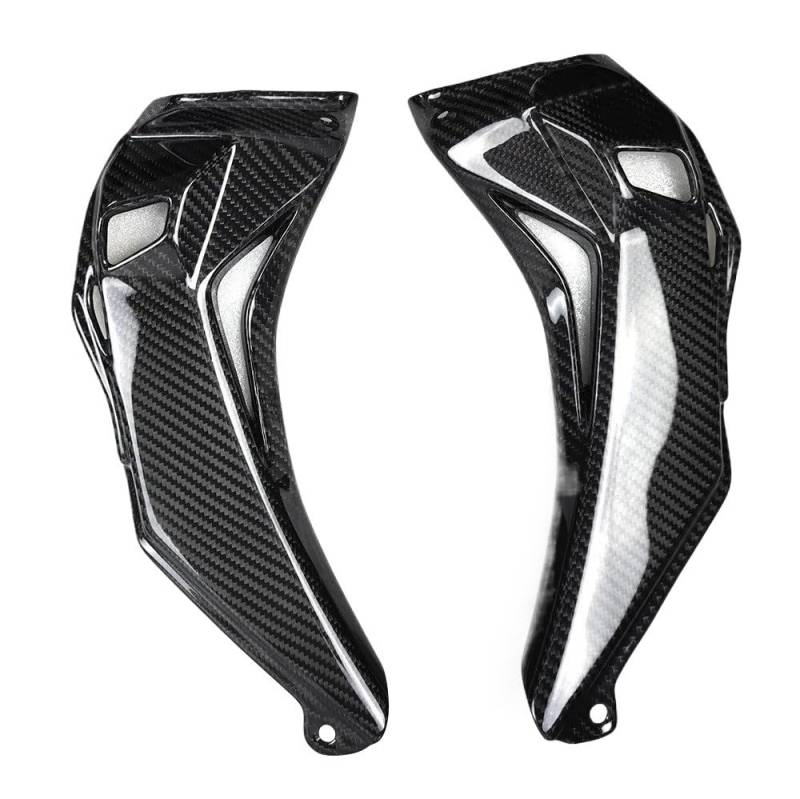 Motorrad-Flügel-Spoiler Kohlefaser-Motorrad-Armaturenbrett-Seitenteile Verkleidungsset für Ka&wasaki ZX10R R 2016 2017 2018 2019 2020 von CVZSD