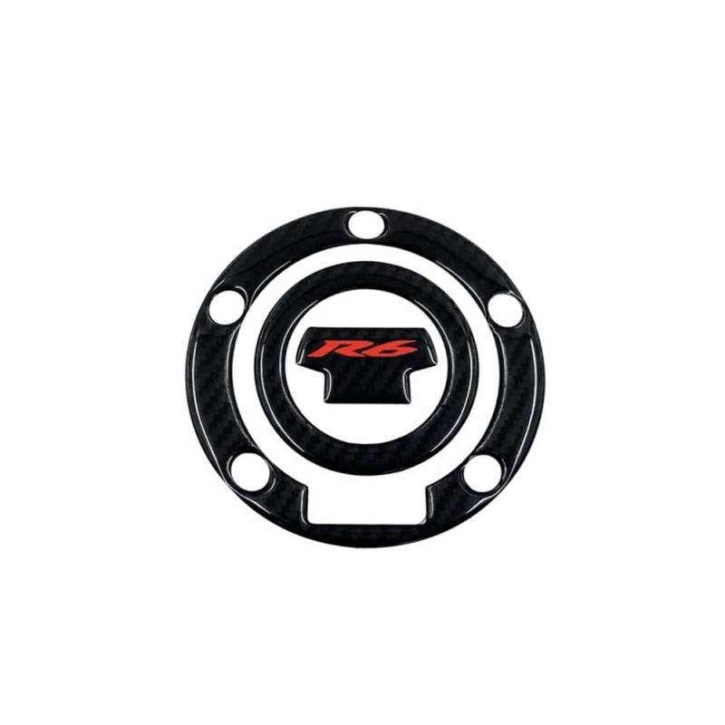 Motorrad Tankaufkleber Aufkleber Carbon Look Motorrad Tank Pad Schutz Aufkleber Fall Für YA&MAHA YZF600 YZF-R6 R6 R6S Tankpad Aufkleber Tankschutz Motorrad von CVZSD