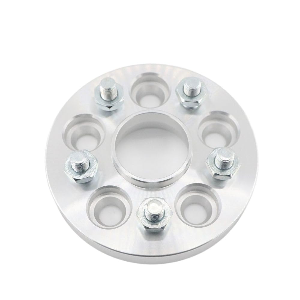 Spurverbreiterung Distanzscheiben 2 Stücke Spurverbreiterungen Adapter Aluminium PCD 5x100 Zu 5x114,3 CB 57,1 Zu 60,1 Dicke 20/25mm Auto Felgen Zubehör von CVZSD