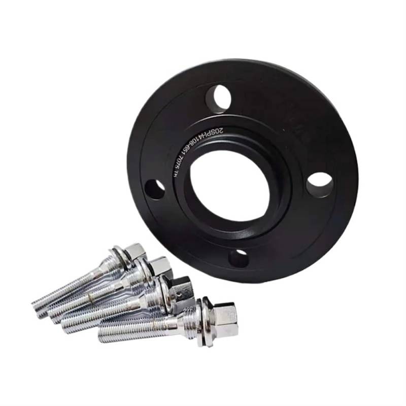 Spurverbreiterung Distanzscheiben Spurverbreiterungen Anzug 15mm 20mm Kit 4x108 CB: 65,1 für Peugeot 206 106 307 308 2008 3008 408 406 Separadores von CVZSD