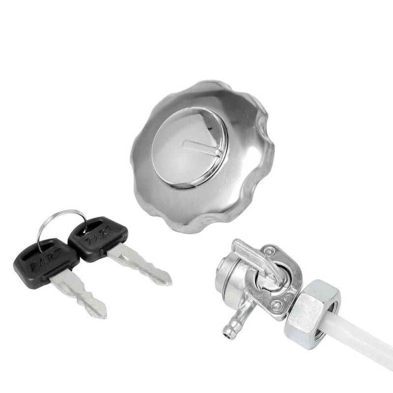 Tankdeckel Gastank Verschlussdeckel Motorrad Kraftstoff Gas Tankdeckel Abdeckung Schalter Lenkung Lock Schlüssel Set Für CG125 CG 125 Motorrad Zubehör von CVZSD