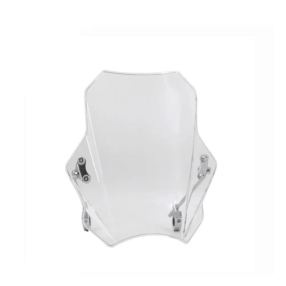 Windschild Motorrad Für CF&Moto 650NK 450NK 250NK 650 450 250 NK Motorrad Modifikation Universal Windschutzscheibe Einstellbare Metall Halterung von CVZSD