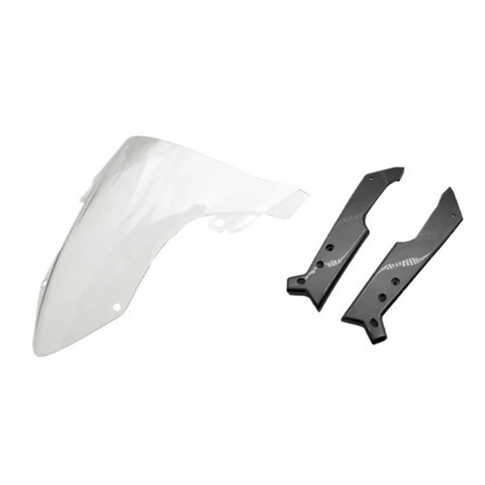 Windschild Motorrad Motorrad Zubehör Windschutzscheibe Frontscheibe Windabweiser Zubehör Für CF&Moto 450SR von CVZSD