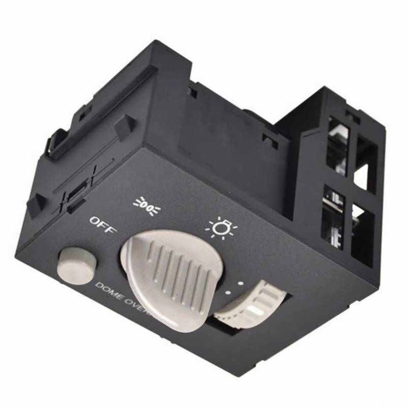 Auto Lampensteuerungsschalter Kompatibel Mit Cadillac Für Tahoe 1995 1996 1997 1998 1999 2000. Scheinwerferschalter, Armaturenbrett, Dimmer, Licht, Integrierte Schalter, Tastenteile, OEM: 93443101 von CVZXSDWLL