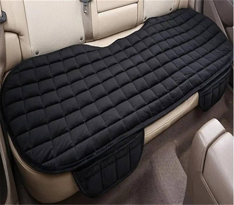 CVZXSDWLL 1PCS Auto Sitzbezug Automotive Seat Protector Kissen Auto Hinten Sitz Pad Universal Für Limousine SUV Auto Vordersitz Abdeckung Automobil Innen Schonbezug Autositz(Black) von CVZXSDWLL