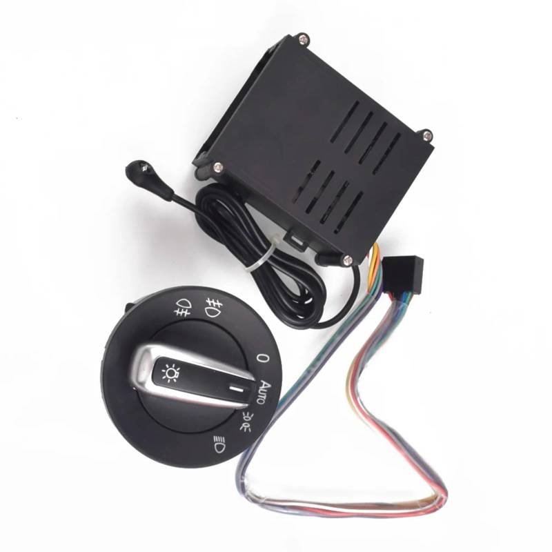 CVZXSDWLL Auto Lampensteuerungsschalter Kompatibel Mit Beetle 1998 1999 2000 2001 2002 2003 2004 2005 Autoscheinwerferschalter Autolampe Sensor Licht Autozubehör OEM: 1C0941531A von CVZXSDWLL